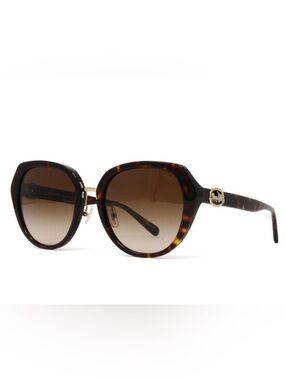 Coach Women's Sunglasses HC8331 512013 Dark Tortoise 55mm Brown Gradient Lens